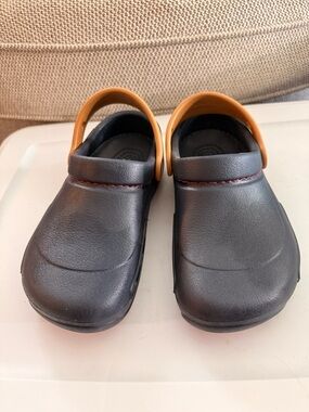 Navy Work Crocs